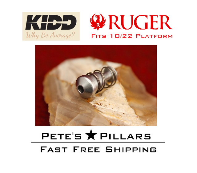 KIDD Ruger 10/22 Upgraded Replacement Stainless Plunger Spring Charger Takedown