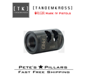 TandemKross Game Changer PRO Compensator Ruger MK SW22 Buckmark 1/2-28 Black TK00N0269BLK1