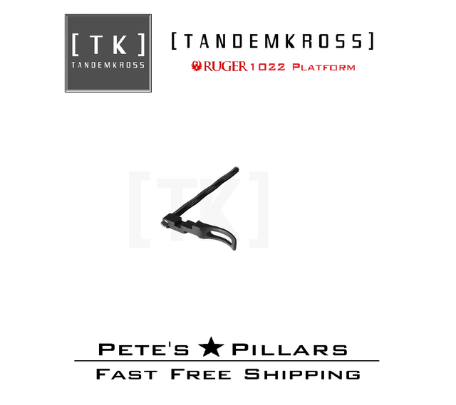 TandemKross Ruger 10/22 Spartan Skeletonized Charging Handle Recoil Rod TK18N0121BLK1