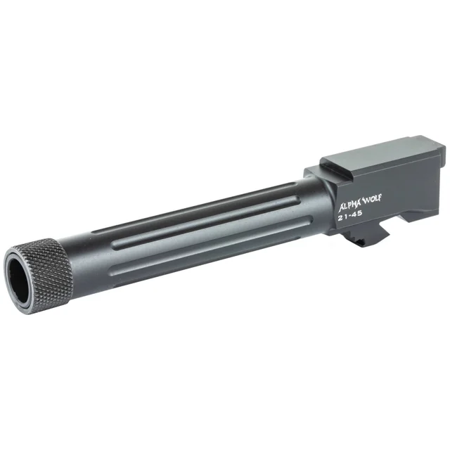 Lone Wolf Distributors Alpha Wolf 45 ACP Glock 21 Barrel, Fluted, Threaded AW-2145TH