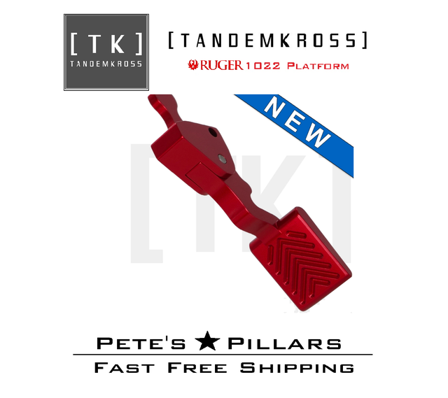 TandemKross Ruger 10/22 Fireswitch Magazine Extended Release Charger Takedown -Red TK18N0184RED1