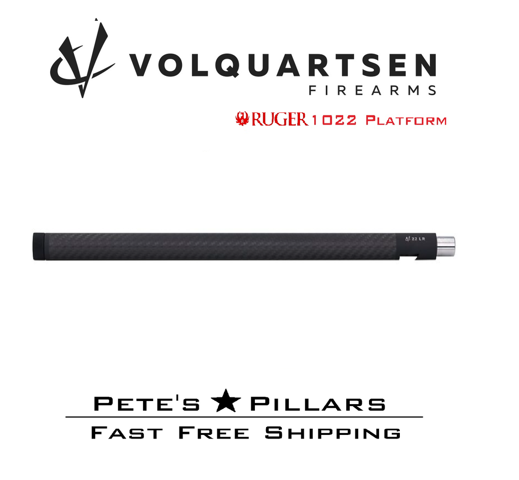 Volquartsen Ruger 10/22 Lightweight Carbon Fiber Barrel 16.5 1/2-28 VF10LCF‑CT-BE