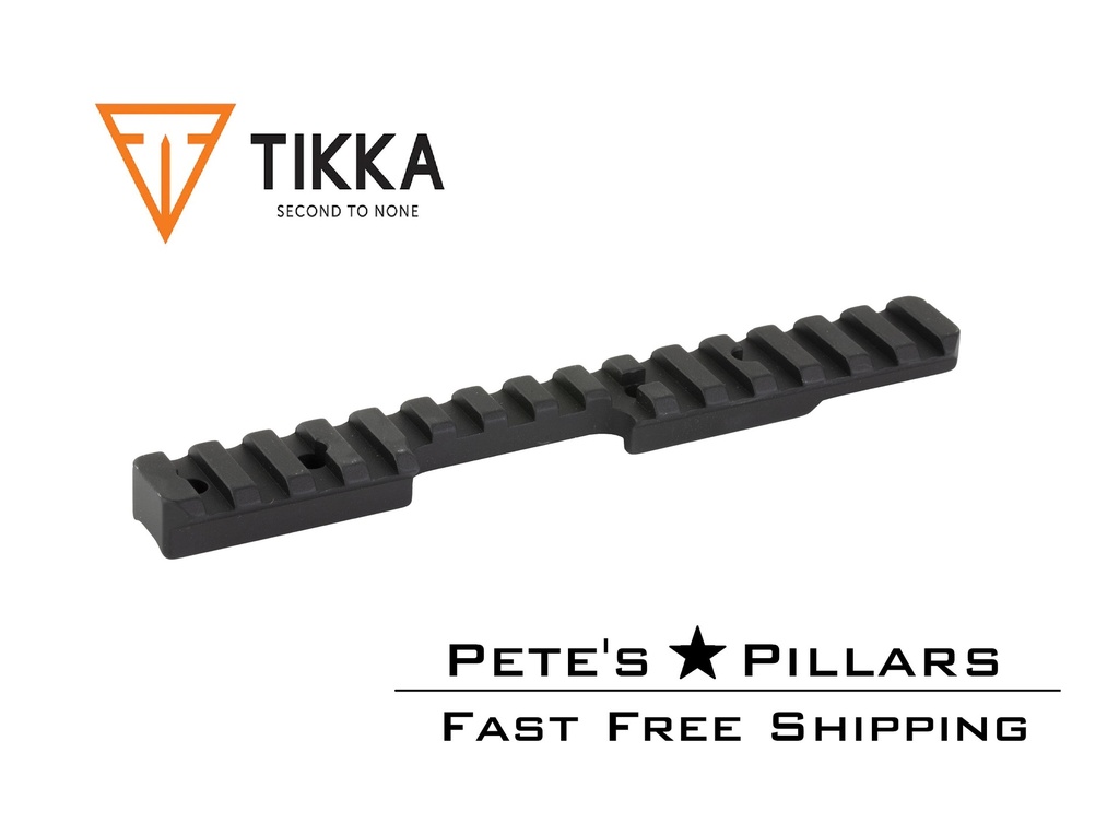 Talley Picatinny Scope Mount Base Black  20 MOA Tikka T1X P0M252759