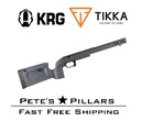 KRG Bravo Rimfire Chassis Adjustable T1X BRV-T1X-GRY