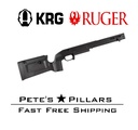 KRG Bravo Chassis Rimfire 10/22 Adjustable Chassis Stock Black BRV-1022-BLK