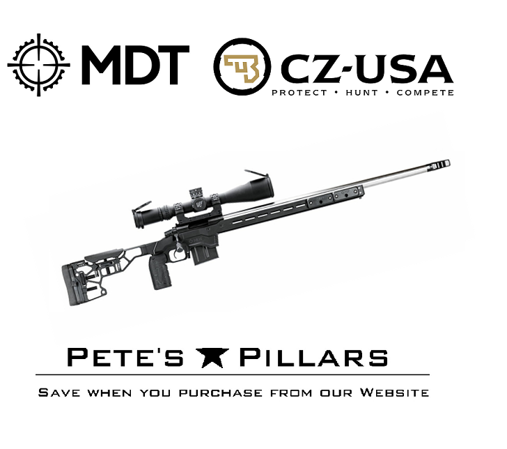MDT Chassis CZ 457 ACC System Stock Black 104819-BLK