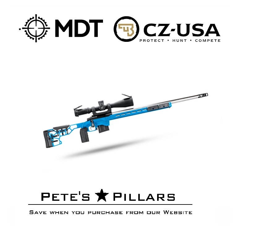MDT Chassis CZ 457 ACC System Stock Sky Blue 104819-BLU