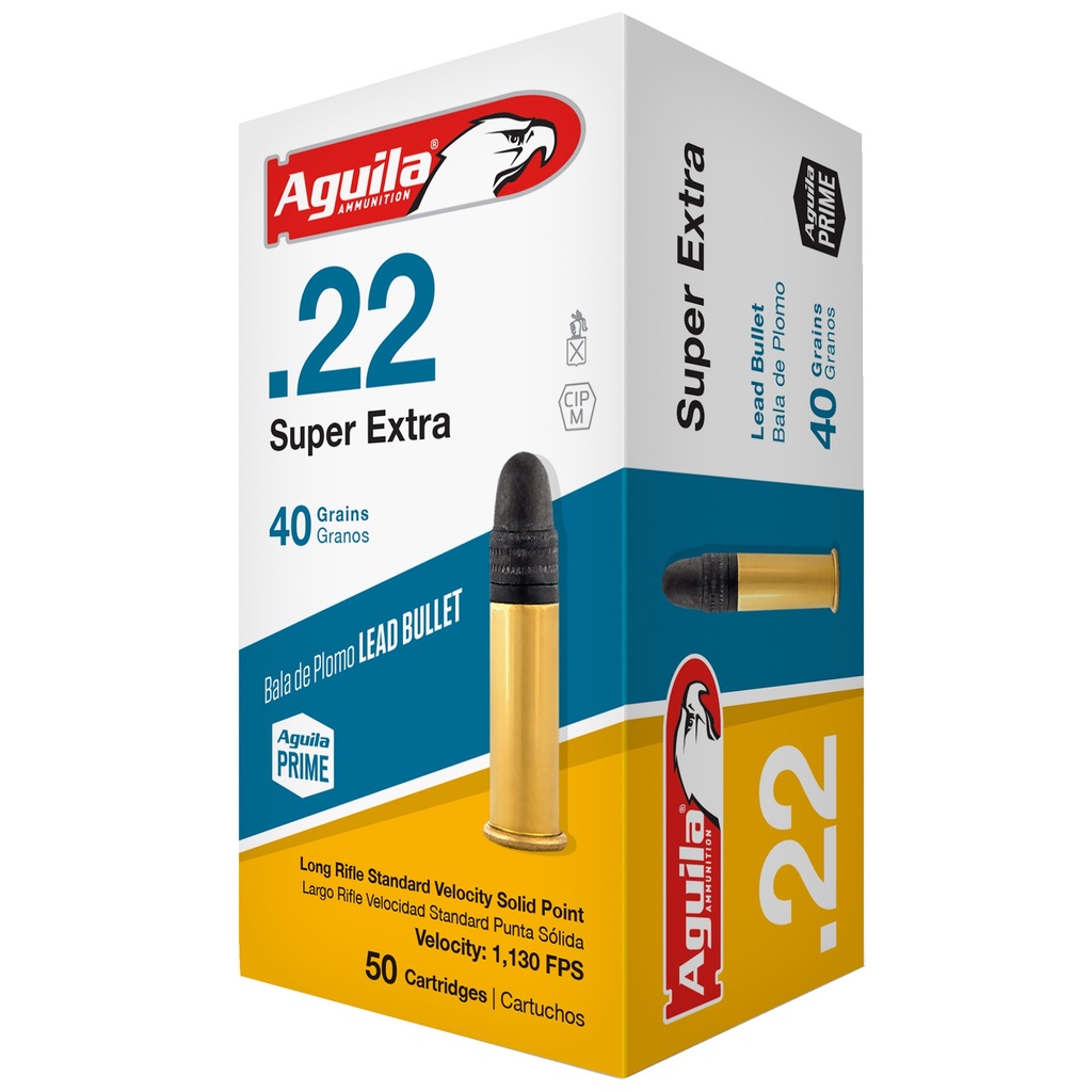 Aguila Standard Velocity Super Extra LRN 40gr 22 LR 500rds