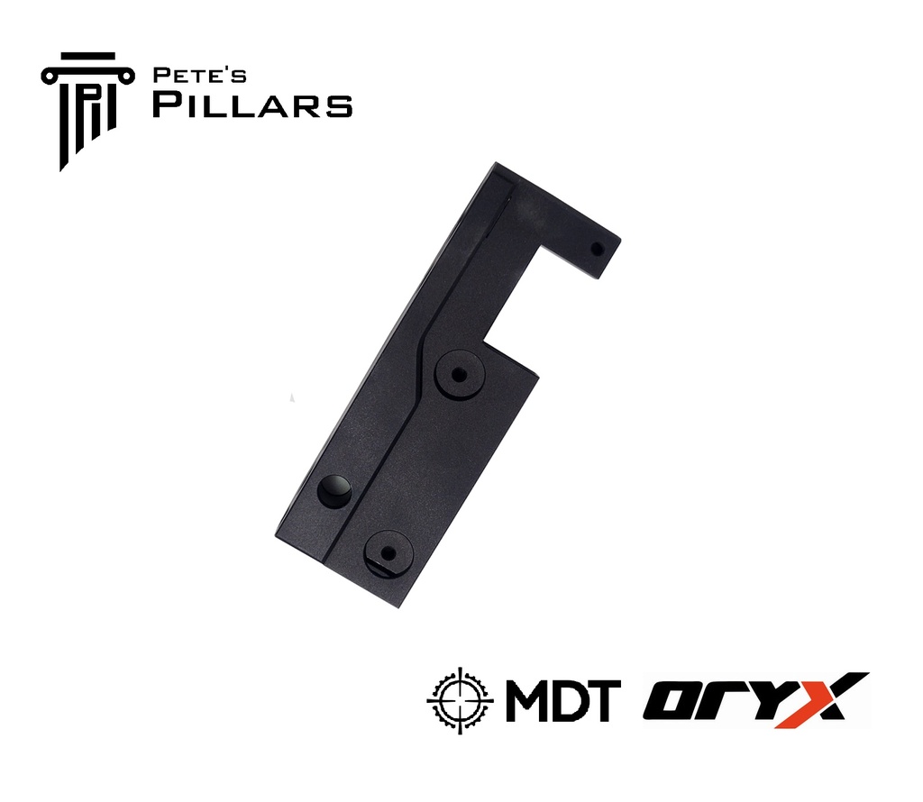 Rear Replacement Buttstock Weight for MDT Oryx Rifle Stock w/ QD Sling Cups