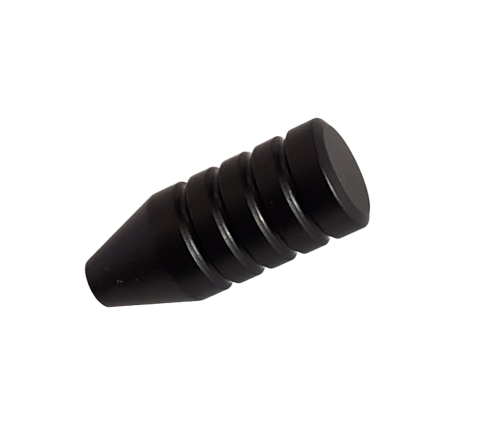 Pillar CZ 455 457 Slim Smooth Grooved Bolt Knob Billet Aluminum Black PP4SG