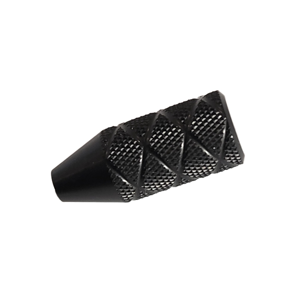 Pillar CZ 455 457 Slim Helix Knurled Bolt Knob Billet Aluminum Black PP4HK