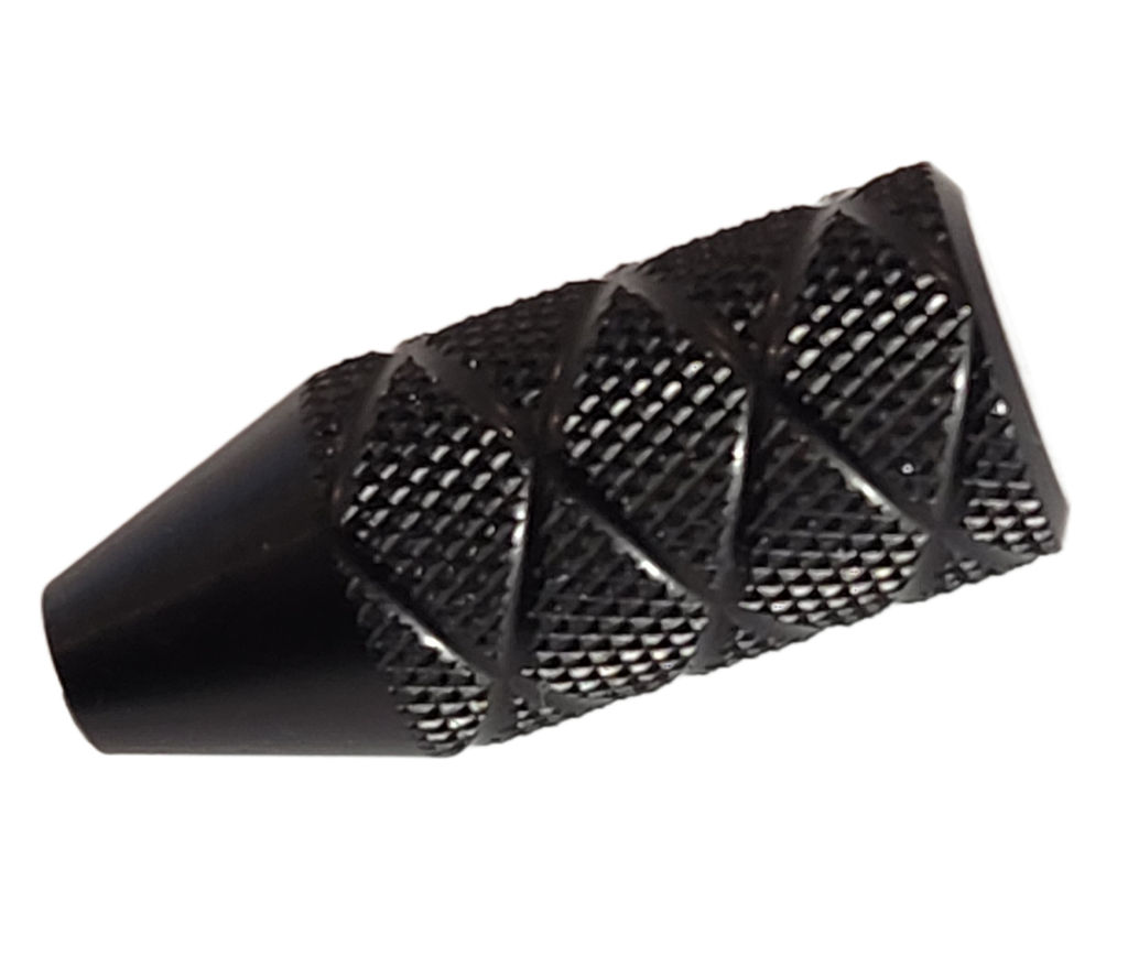 Pillar CZ 455 457 Slim Helix Knurled Bolt Knob Billet Aluminum Black PP4HK