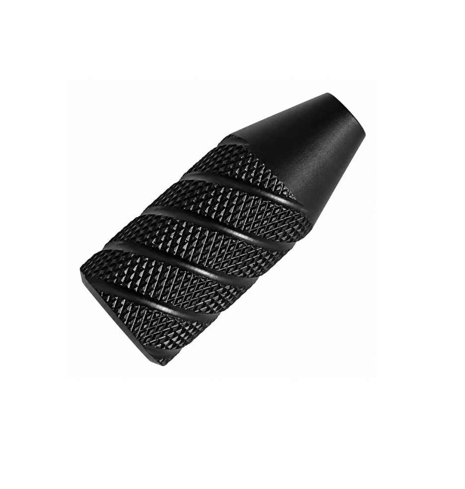 Pillar CZ 455 457 Slim Spiral Knurled Bolt Knob Billet Aluminum Black PP4TK