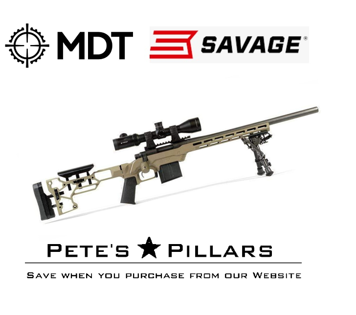 MDT Chassis LSSXL Gen2 Savage SA Fixed 103355FDE Pete's Pillars