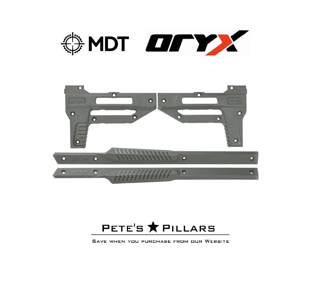 MDT Chassis Oryx Accessories Side Panels Retail Gray 104222GRY