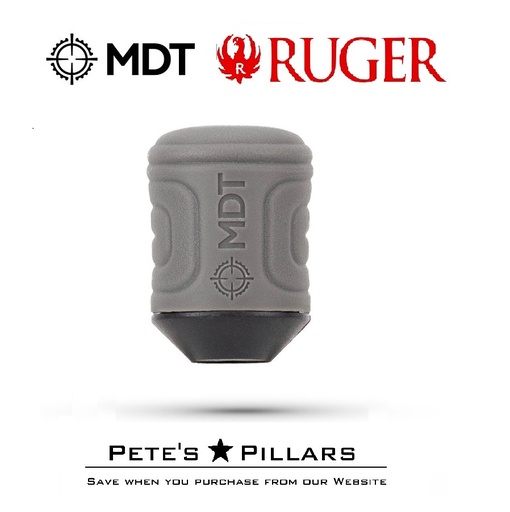 [105337-GRY] MDT Ruger American SA/LA Bolt Knob Clamp On Oversized Post 2019 Grey 105337-GRY
