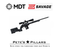 MDT XRS Chassis Savage LA CIP Black 106015-BLK