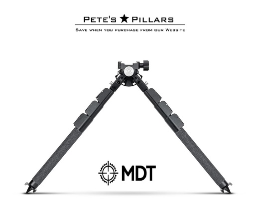 [106294-BLK] MDT Accessories - Bipod - Ckye Pod Gen2 - RRS BTC Mount - Triple Pull Legs - BLK