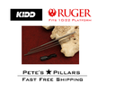 KIDD Ruger 10/22 Extended Recoil Rod Assembly 1022 Black w/ Black Viton Handle