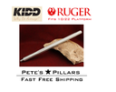 KIDD Ruger 10/22 Ultralight 16.5" Fluted 22LR 870 Bull Barrel 1022 Silver
