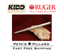 KIDD Ruger 10/22 Ultralight 16.75 Fluted 22LR 870 Bull Barrel 1/2-28 1022 Silver