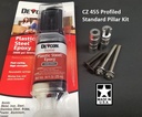 CZ 455 Profiled Pillar Stock Bedding DELUXE Kit with DEVCON and Upgraded Screws 