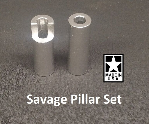 Savage 10/12 110/112 SLIM LINE Aluminum Pillar Set DIY Stock Pillar Bedding