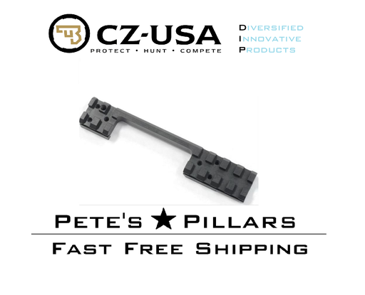 [CZ19007] DIP DiProducts CZ 527 16mm Dovetail to Picatinny Scope Mount Rail Base CZ 19007