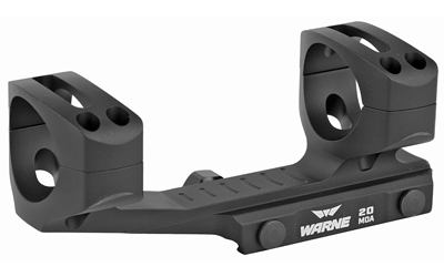 [LRSKEL30TW] Warne 20MOA, Extended Skeletonized 30mm MSR Mount, Black LRSKEL30TW