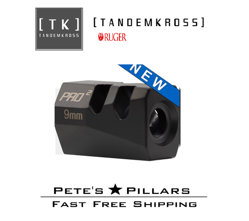 [TK30N0487BLK1] TandemKross Game Changer PRO Squared Compensator 9MM TK30N0487BLK1