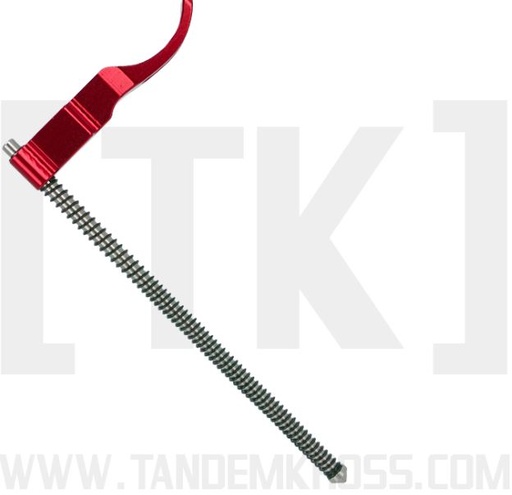 [TK18N0121RED1] TandemKross Spartan Skeletonized Charging Handle Ruger 10/22 TK18N0121RED1