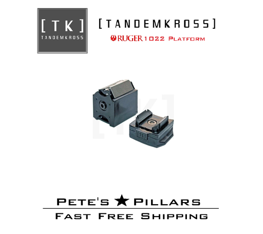 [1918N0036BLK1] TandemKross Companion Extended Magazine Bumper Ruger 10/22 2pk 1918N0036BLK1