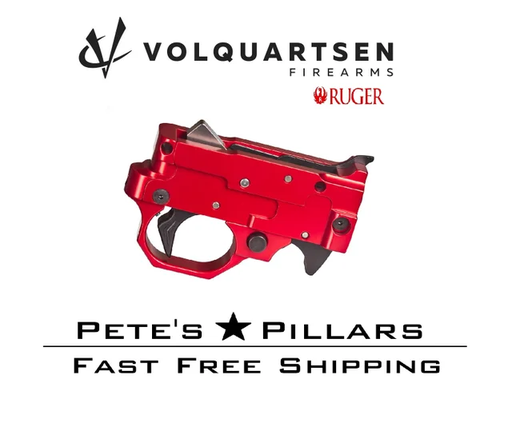 [VCTP-1-R-10] Volquartsen 1022 TG2000 Trigger Guard Assembly Ruger Charger 2lb Kidd- Red