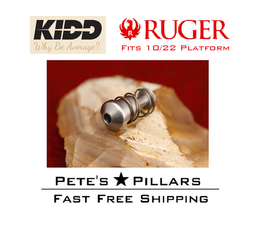 [KIDD-TG1-22PL-KIT] KIDD Ruger 10/22 Upgraded Replacement Stainless Plunger Spring Charger Takedown