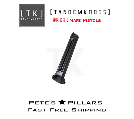 [TK24N0238BLK1] TandemKross Ruger MarkPro Mark IV Bumper Extended Magazine Base Pad TK24N0238