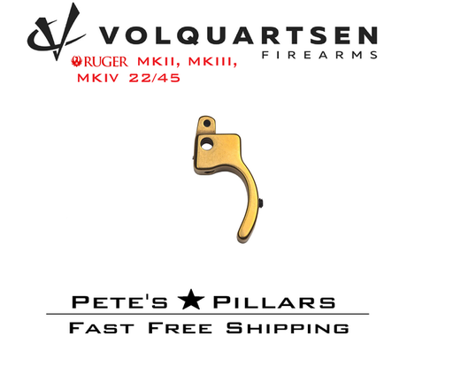 [VC2TT-GT] Volquartsen Ruger Mark MKII, MKIII, MKiV 22/45 & Lite Gold Target Trigger VC2TT-GT