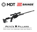 MDT Chassis LSS Gen2 Savage SA Upgraded Chassis Stock 104155-BLK