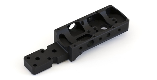 [SPG-ARC] KRG ARCA Chassis Stock Spigot Bipod Optic Mount Black Aluminum