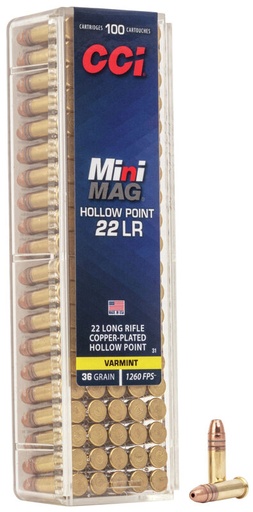 CCI Mini Mag 22lr 36Gr HP 50Ct