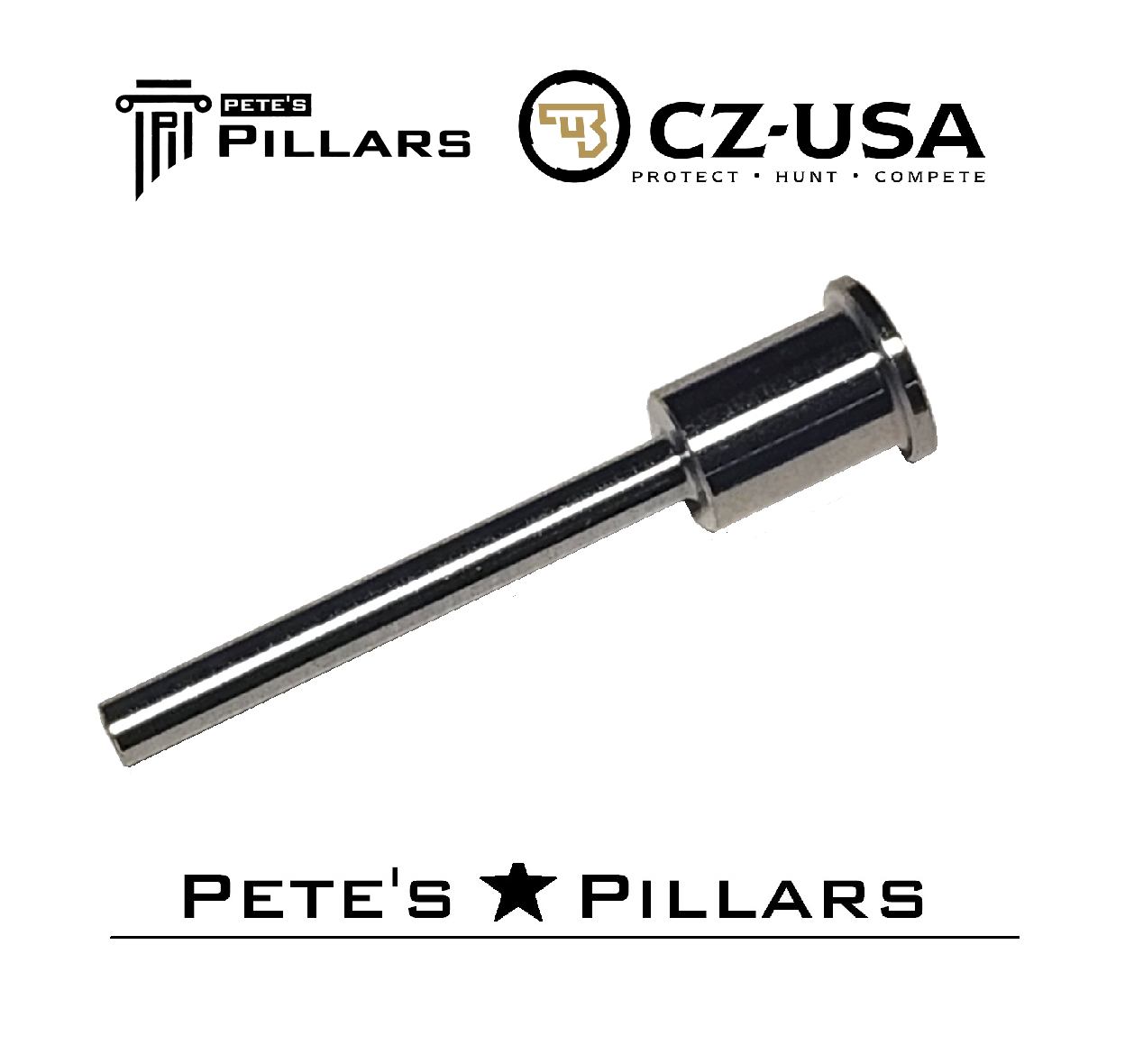 Pillar Upgraded Extractor & Holder For CZ 457, 452, 455, 453 Rifles - Steel, US Made (PP457ES)